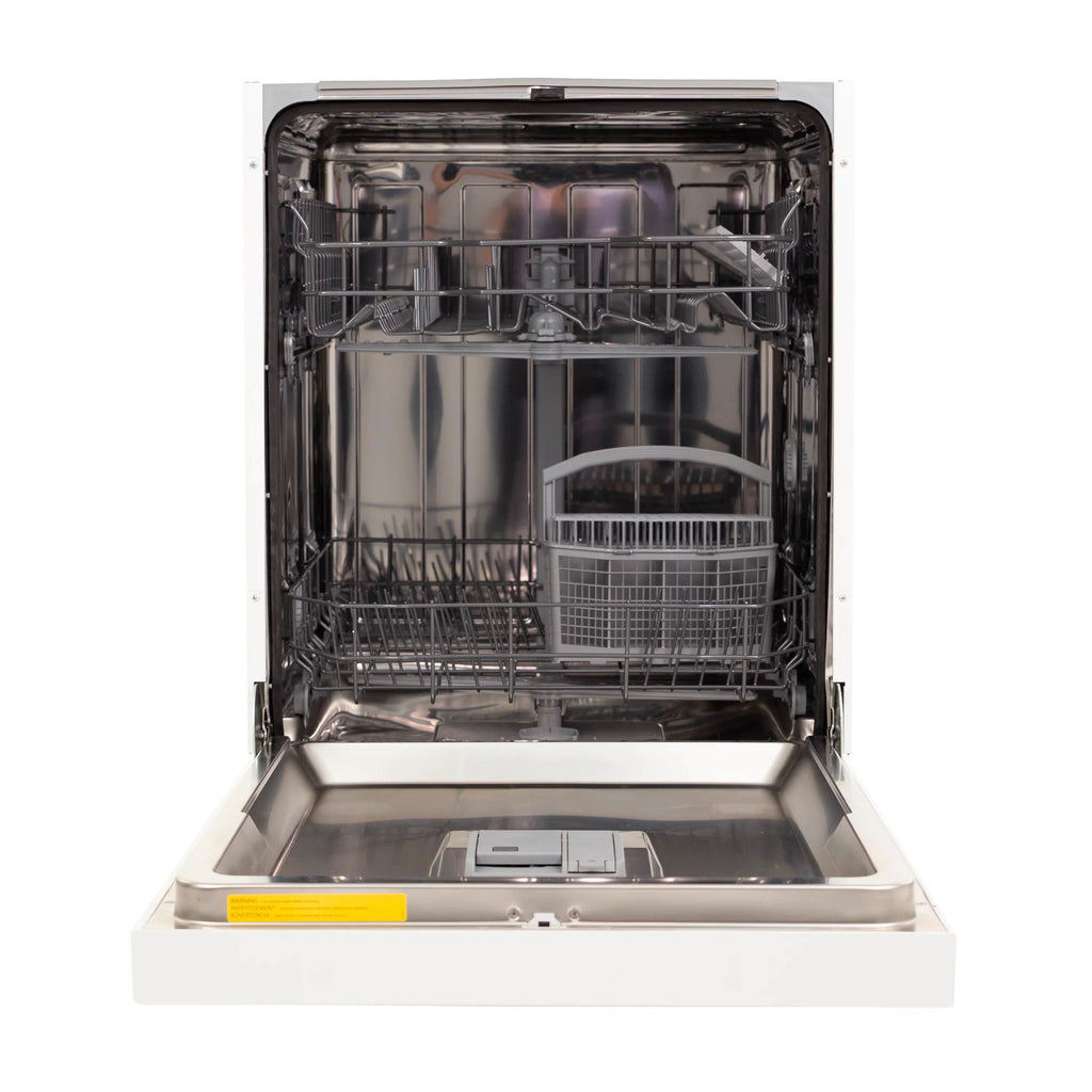 24" Front Control White Dishwasher E69812