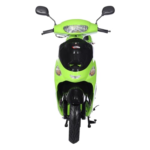 Black 50 Moped with 10" Aluminum Wheels J4380
