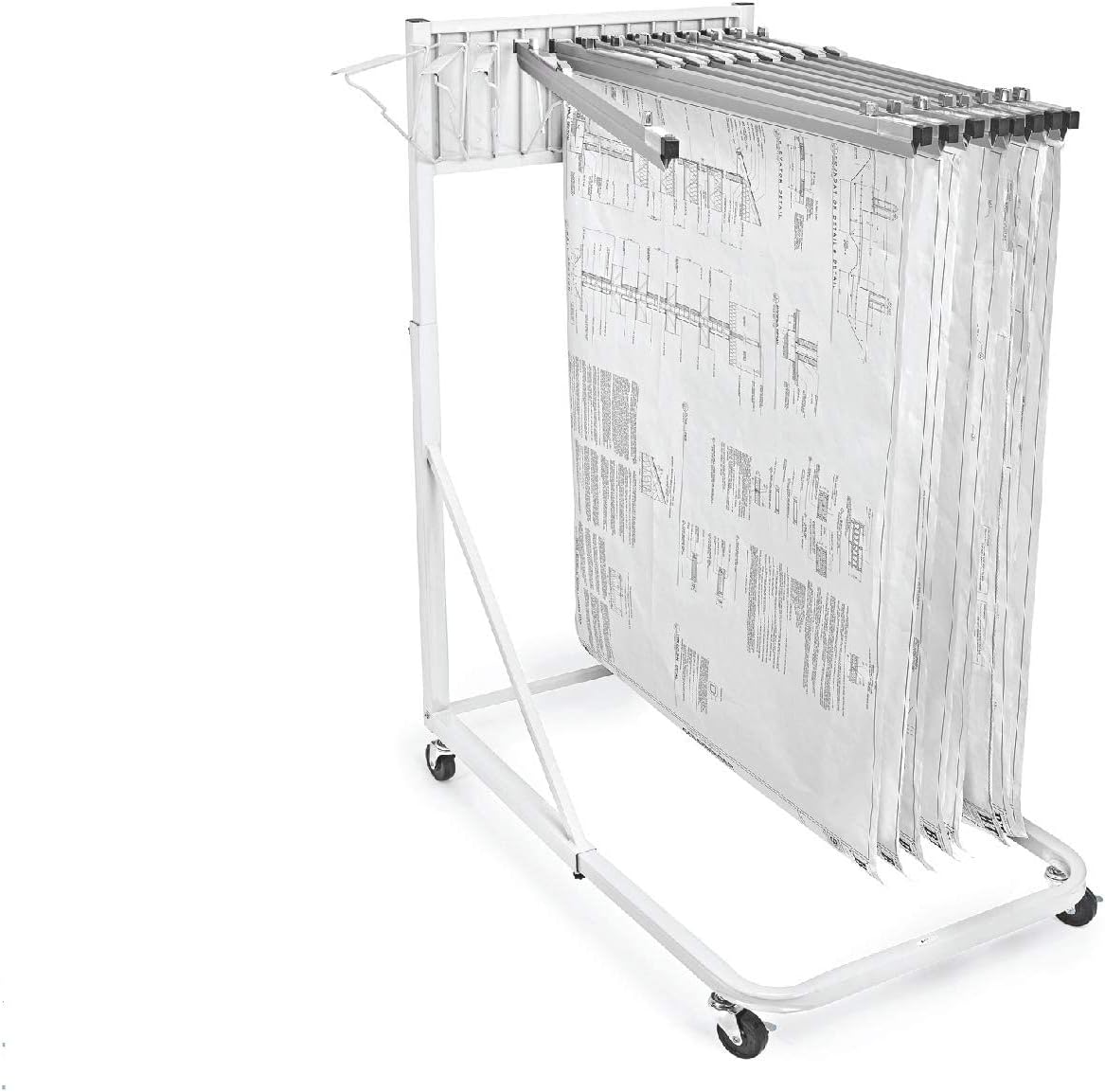 Vertical Blueprint Storage Rack and Plans Holder Z719572