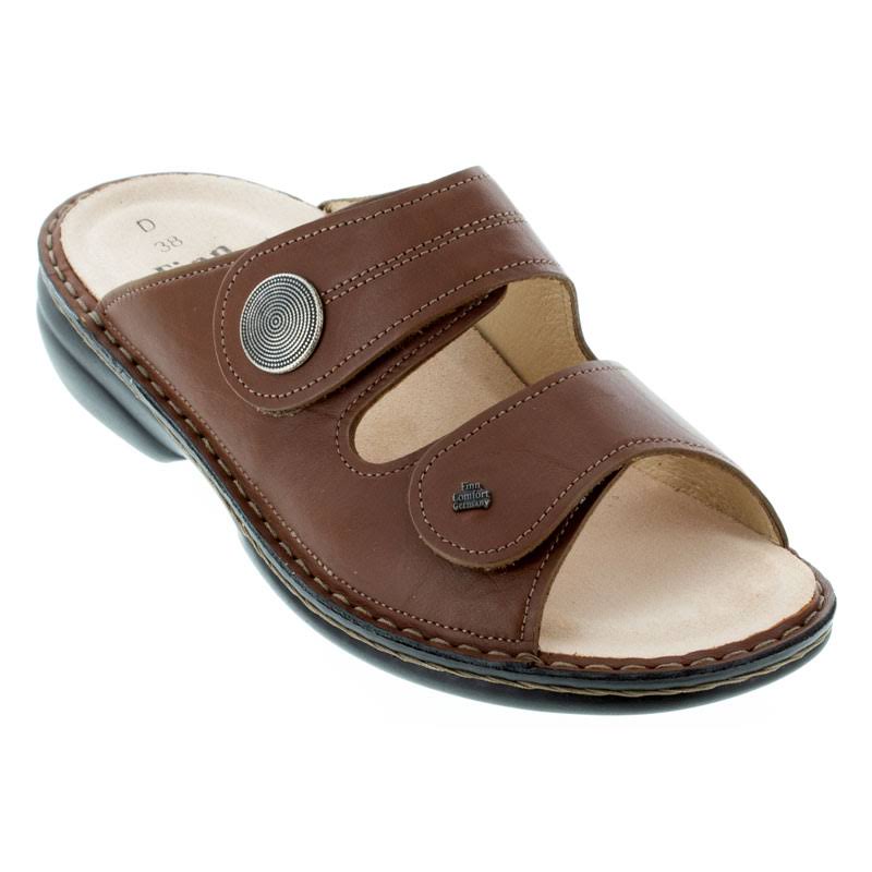 Cognac Leather Soft Footbed Shoes A396878