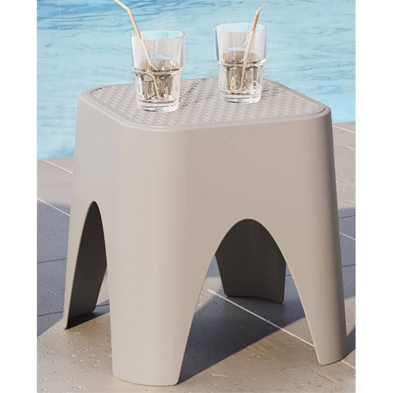 Green Stackable Rattan Top Side Table L798