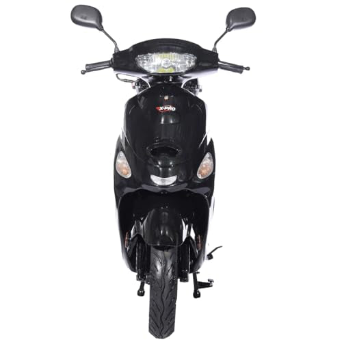 Black 50 Moped with 10" Aluminum Wheels J4380