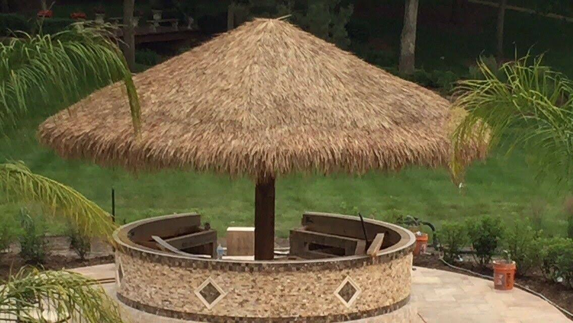 9 ft Mexican Thatch Umbrella Cover U51898