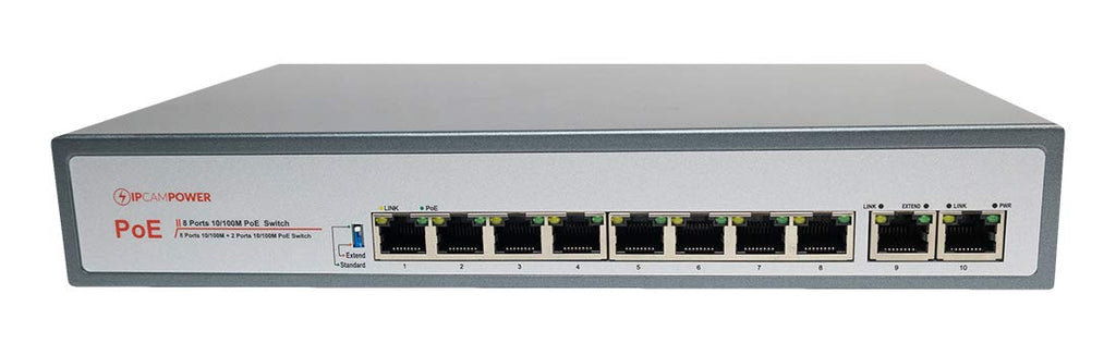 16 Port POE Network Switch with 2 Gigabit Uplink Ports U9183