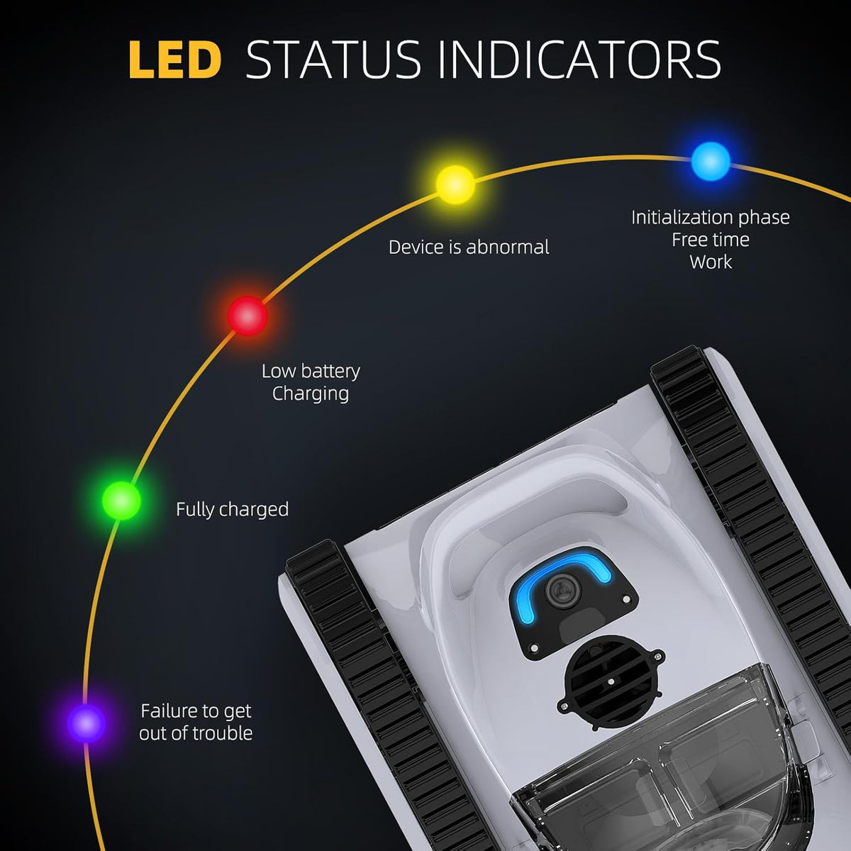 Grey Robotic Pool Cleaner B76377