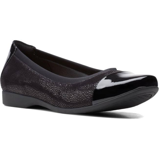 Black Flat Shoes X4169