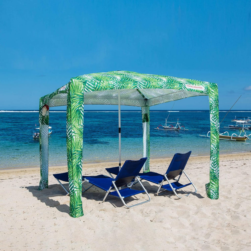 Beach Canopy Sun Shade Tent 8' x 8' UPF 50+ F581