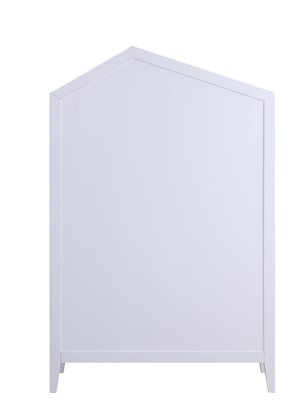 White Pink Wood Bookcase L964