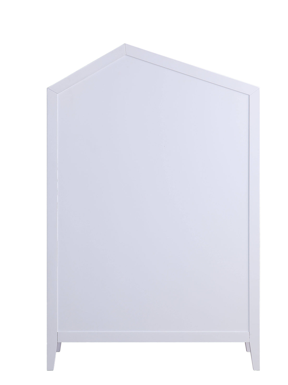 White Pink Wood Bookcase L964