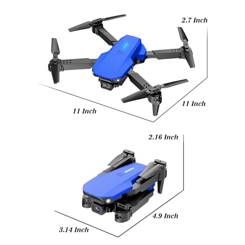 Foldable Mini Drone with 1080P Camera, 2 Batteries, Black M13900