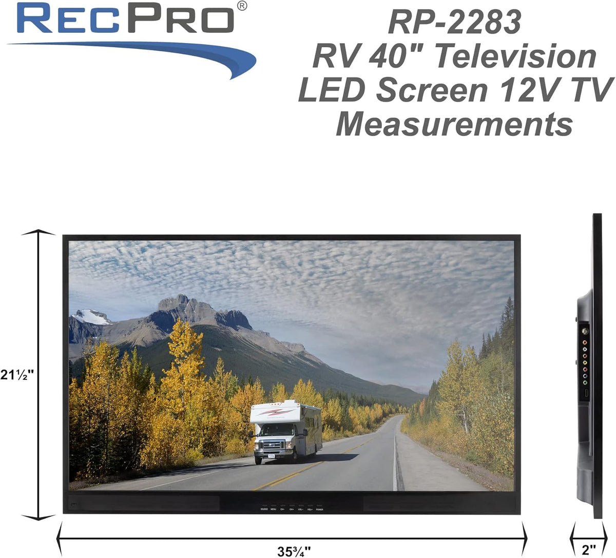 40" Smart TV 1080p HD 12V DC X16037