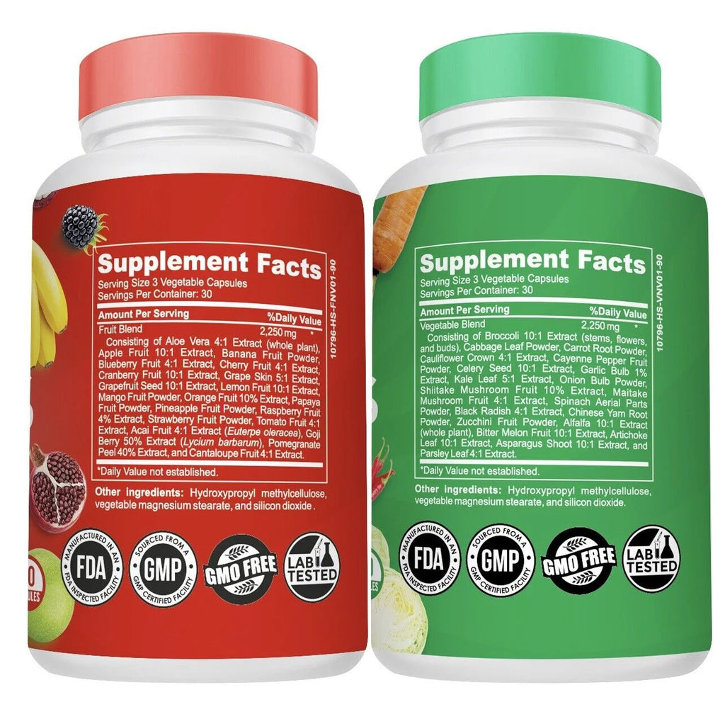 180PCS Fruits and Veggies Supplement M873352