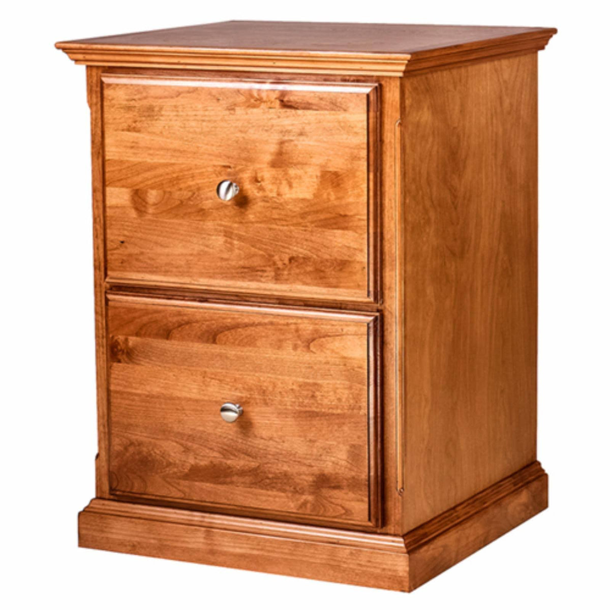 Two Drawer File Cabinet Red Oak J263995