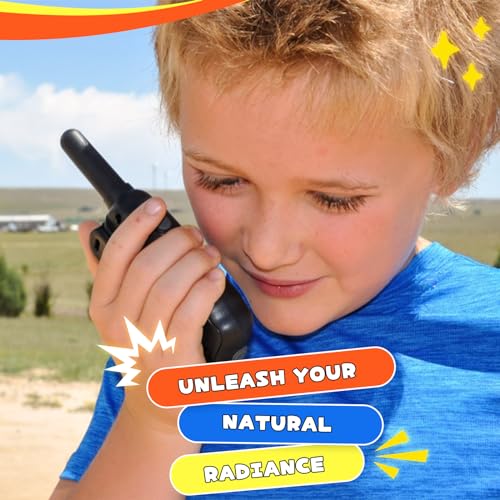 2 Pack Pink Purple Rechargeable Walkie Talkies with USB Charger 6000mAh Battery Flashlight Lanyard M905