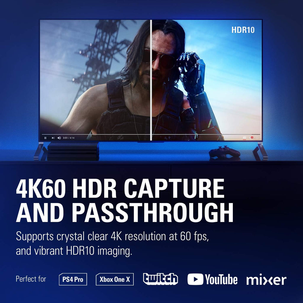 4K60 PCIe Capture Card and Live Content Creation Controller with 15 Customizable LCD Keys W95697