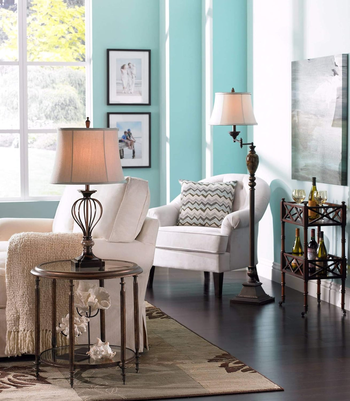 Marble Accent Table Lamp Z985