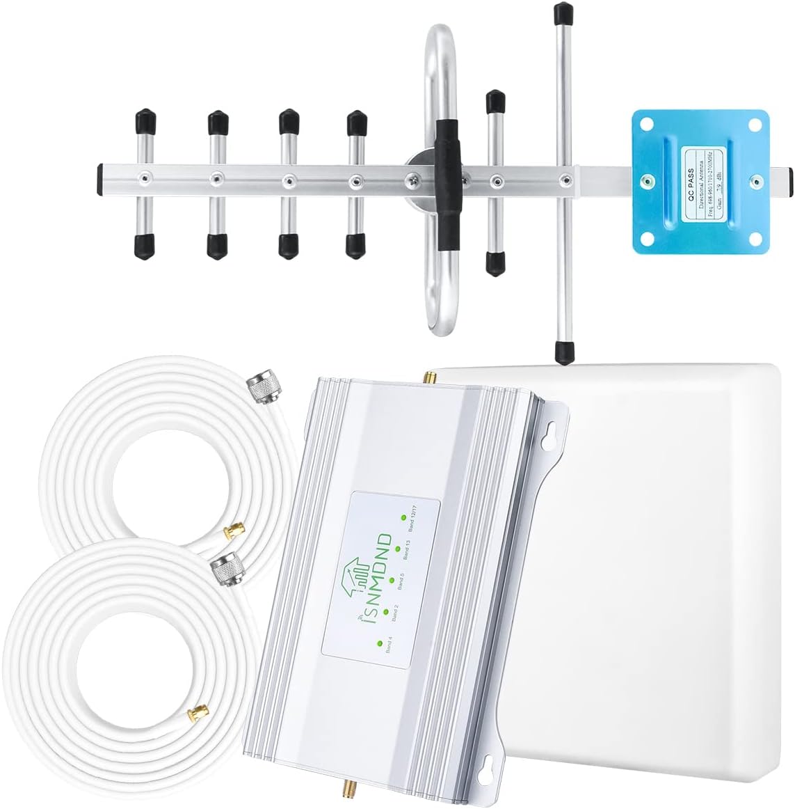 Cell Phone Signal Booster for Home Boosts 4G LTE & 5G up to 6,000 sq ft D6601