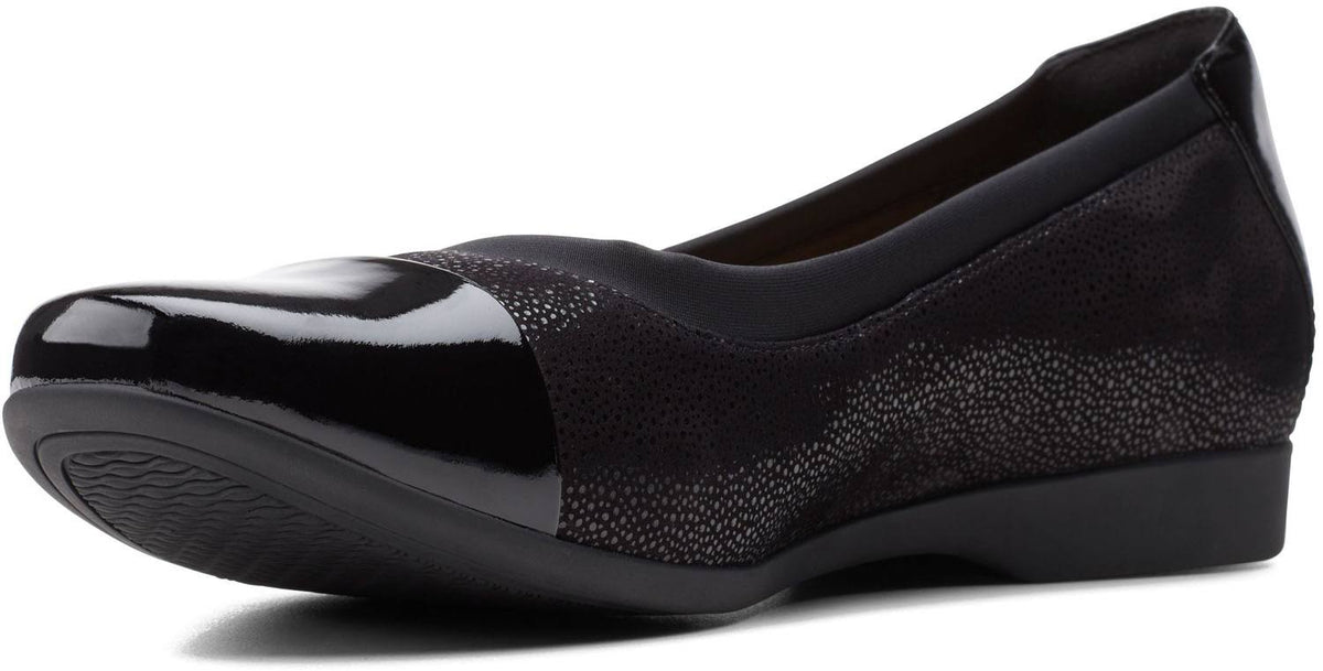 Black Flat Shoes X4169