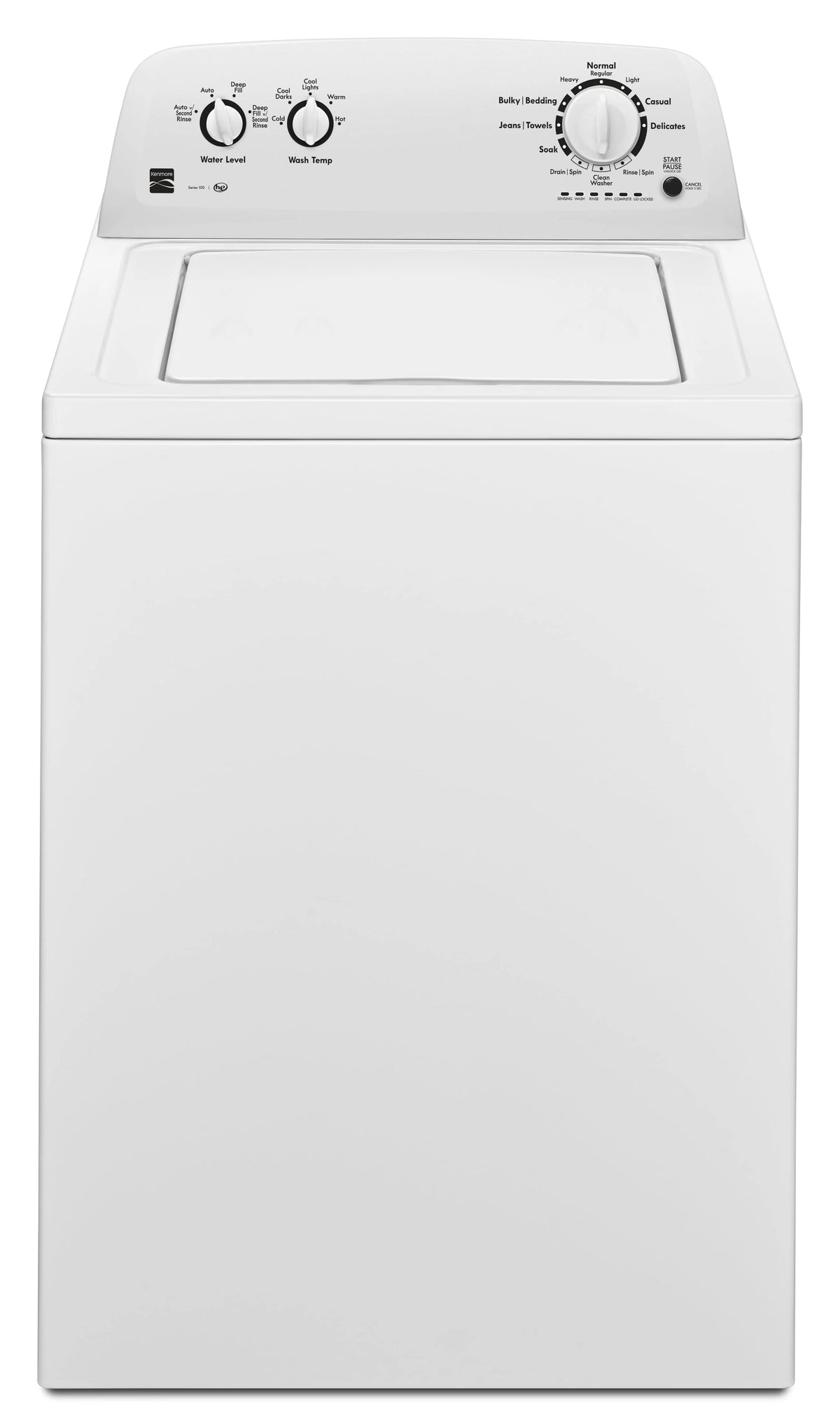 White Top-Load Washer with Dual Action Agitator, 3.5 Cu. ft. Capacity Q27030