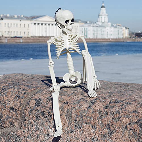 5.9FT Plastic Full Size Human Skeleton with Movable Joints X48046