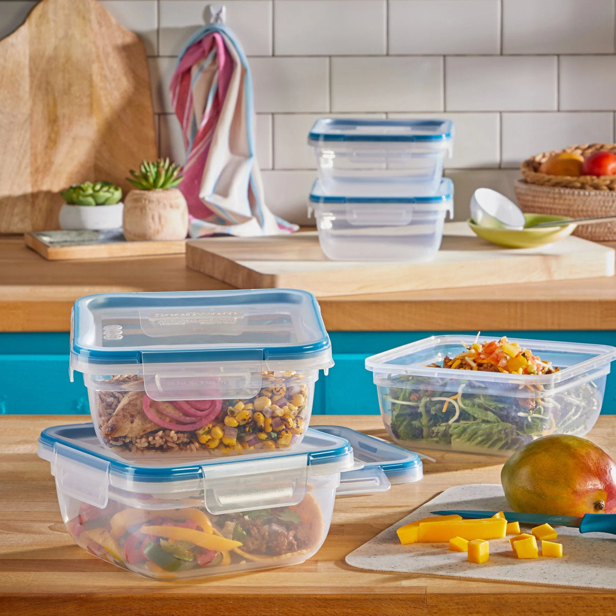 10-piece 5.5-cup Food Storage Container Set L344