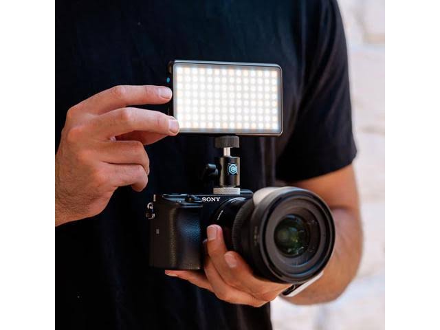 LED Light with Ball Head Camera Mount and Light Stand Adapter C925401
