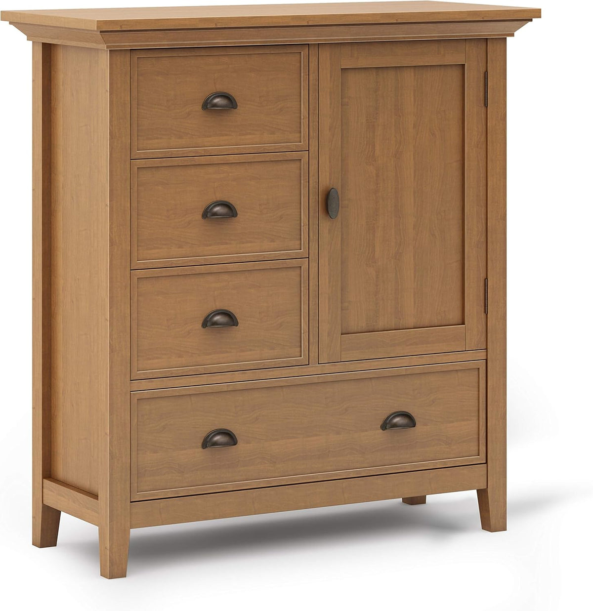 Solid Wood 39 inch Wide Storage Cabinet with 3 Drawers J69309