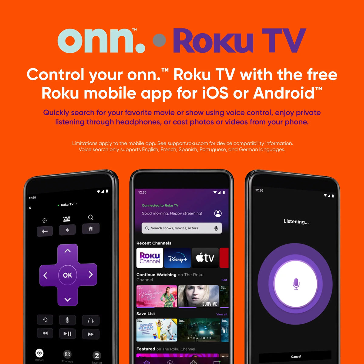 32" Class HD LED Roku Smart Television E720