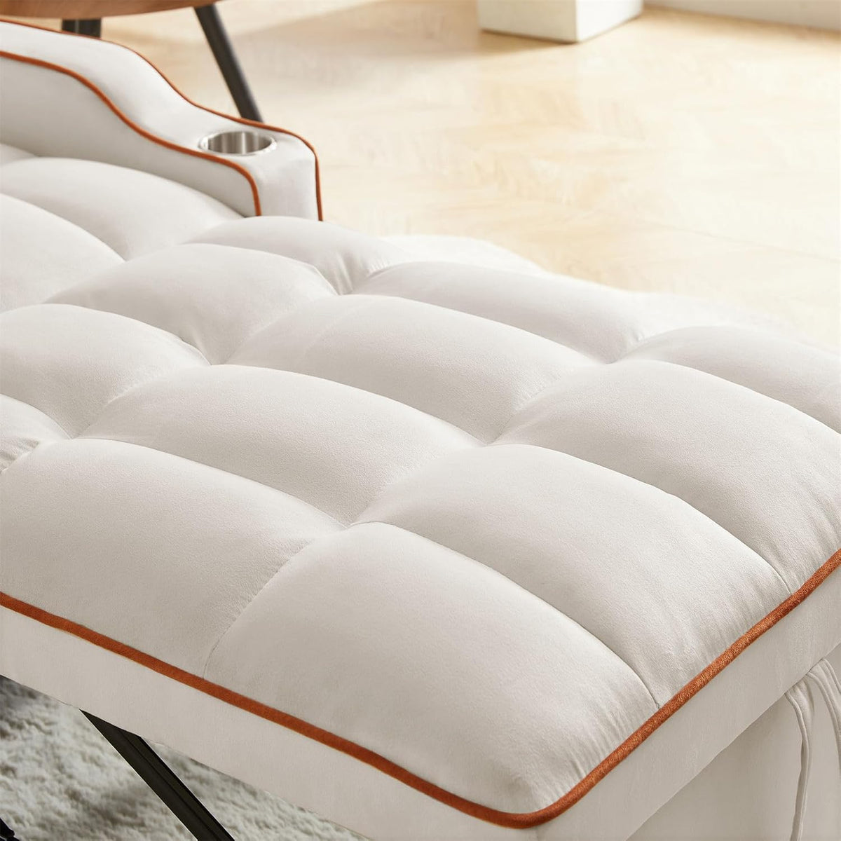 3-in-1 Convertible Pull Out Sleeper Chair Bed with Multi-Pockets S73440
