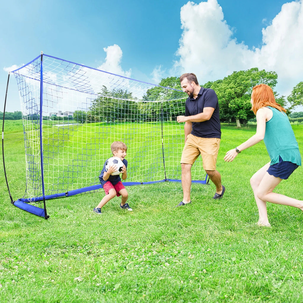 12 x 6 ft Portable Soccer Goal with Carry Bag J8909