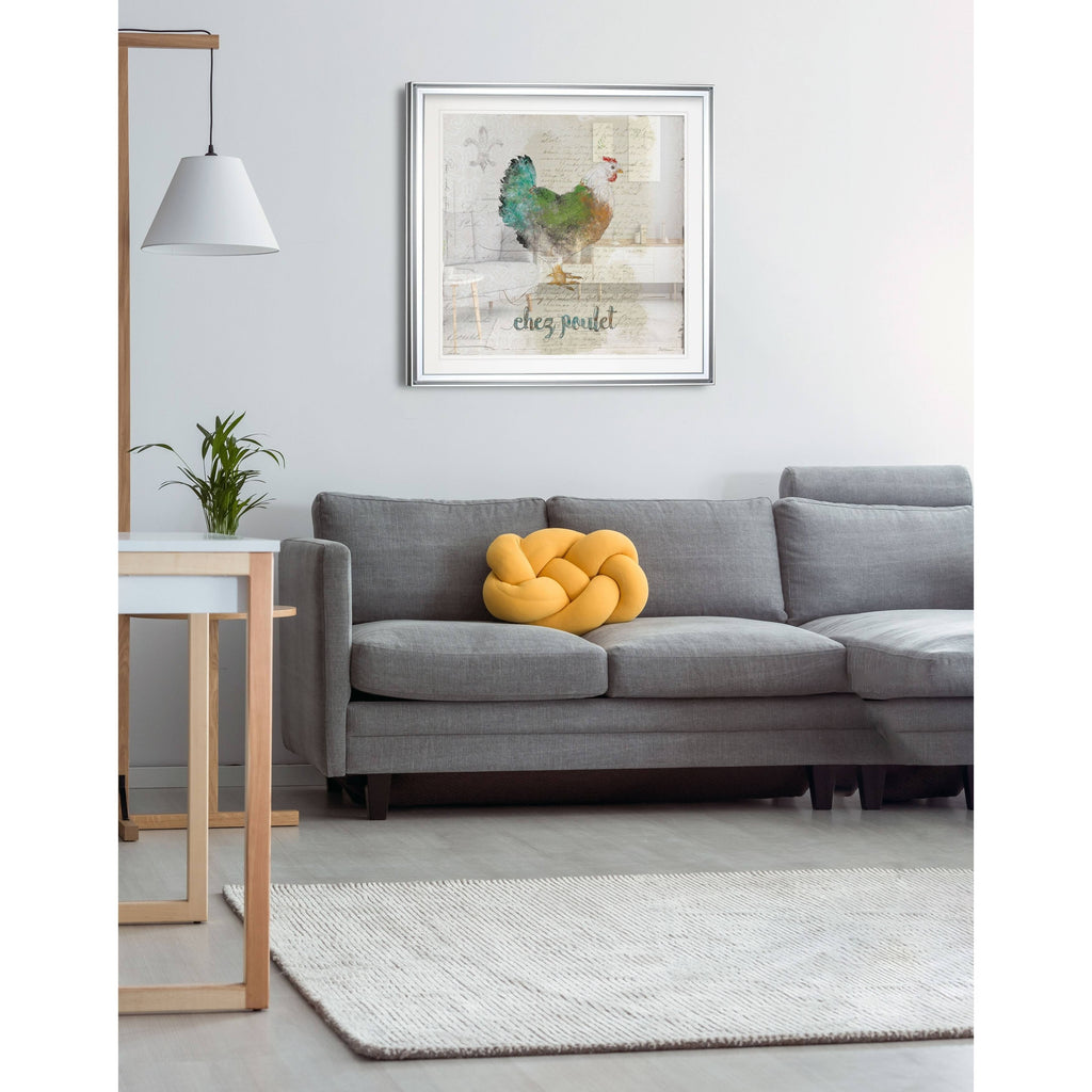 Teal Tree Framed Giclee Print 32 x 32 J98823