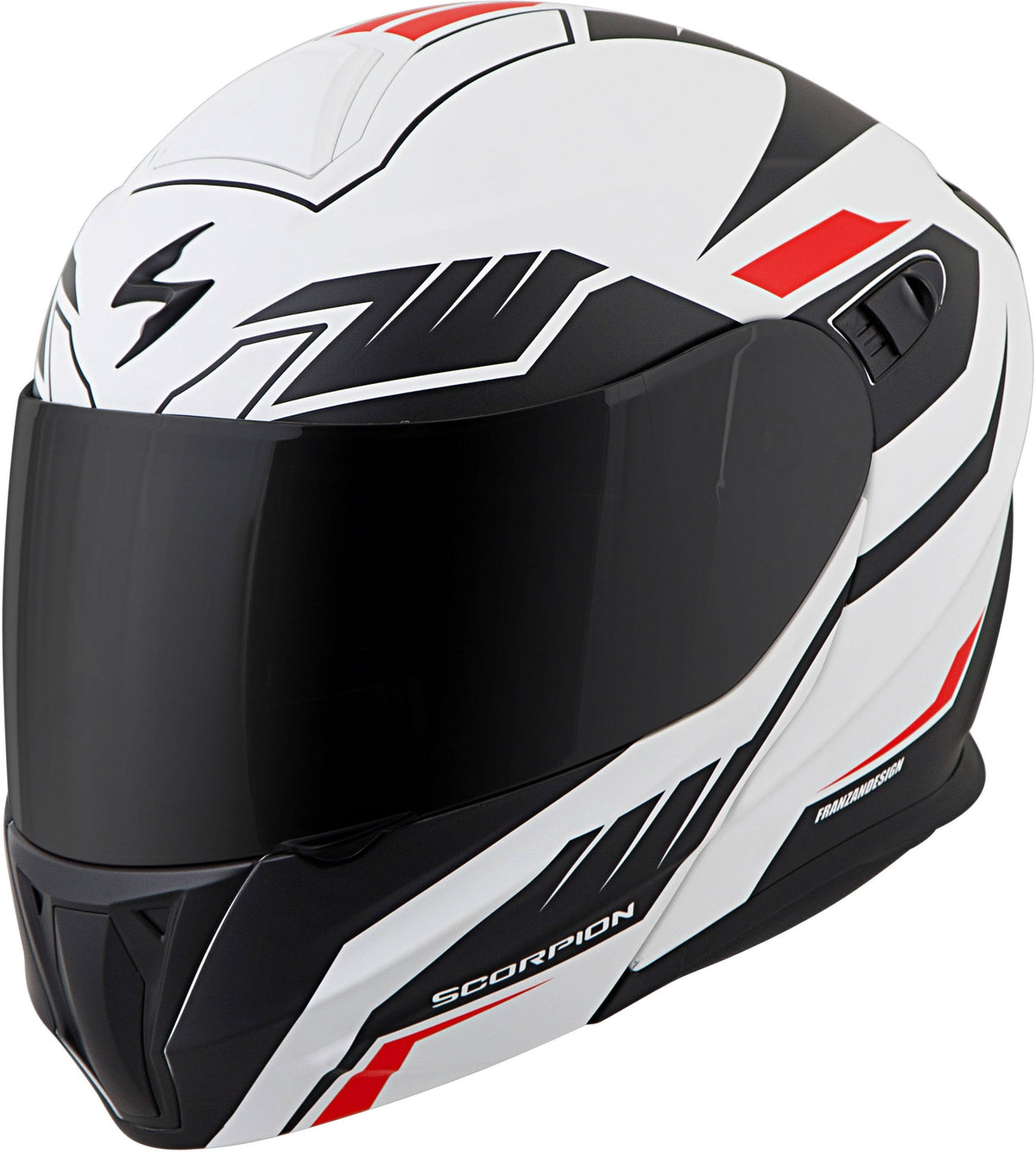 Modular Helmet White Black Medium O153