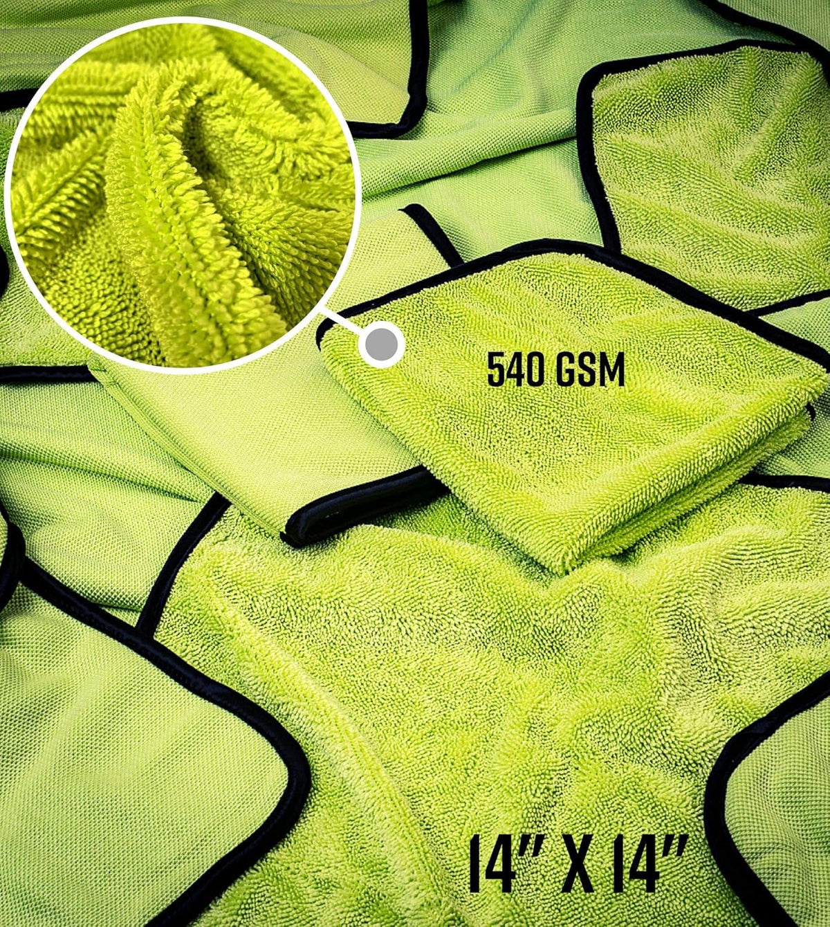 2 Pack Car Cleaning Microfiber Towels A235