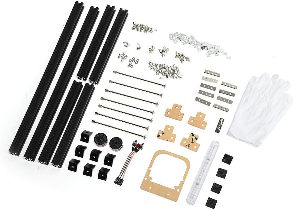 Black Aluminum Alloy ATX Open Air PC Test Bench Case A68429