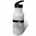 Silver 21 oz Sports Water Bottle K8205