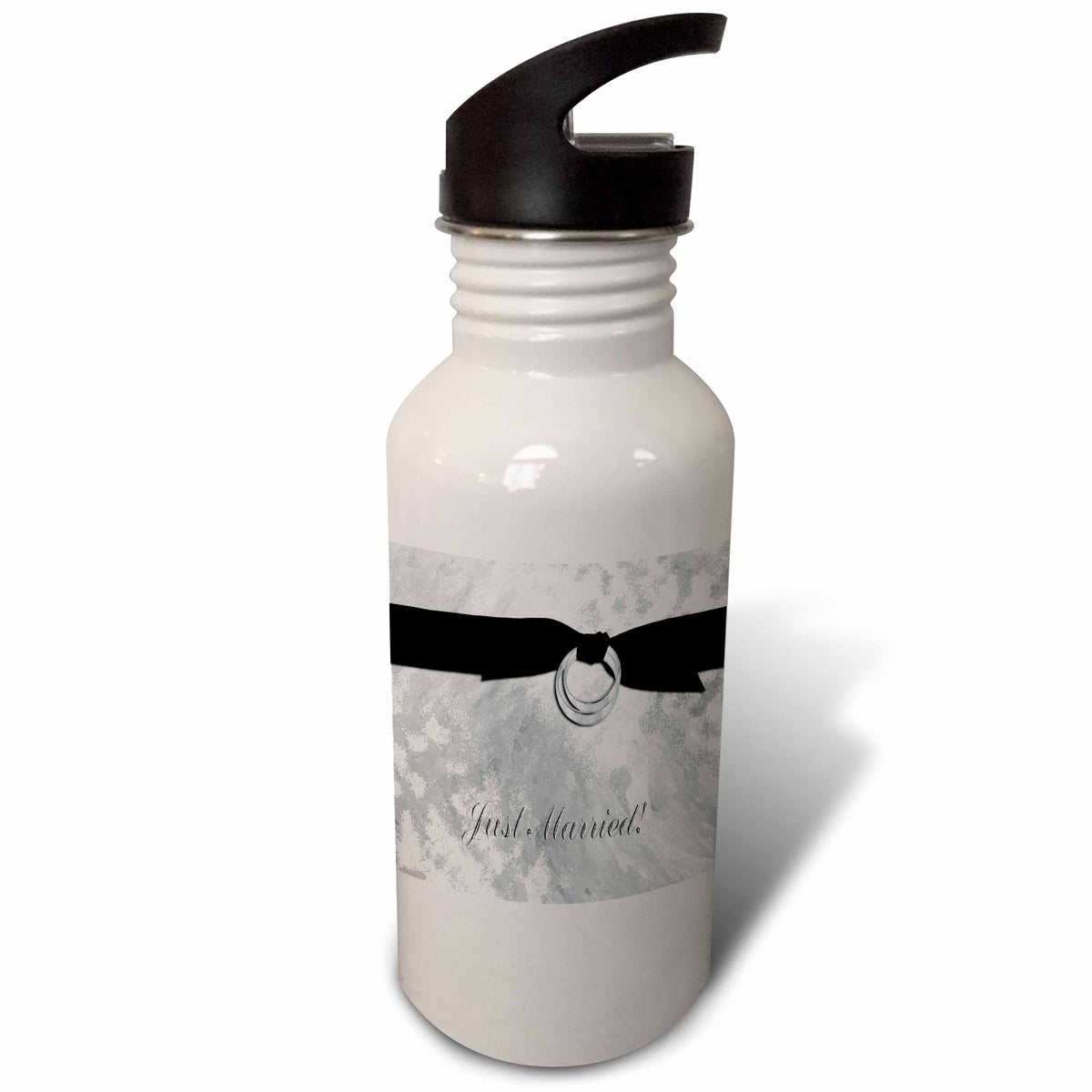 Silver 21 oz Sports Water Bottle K8205