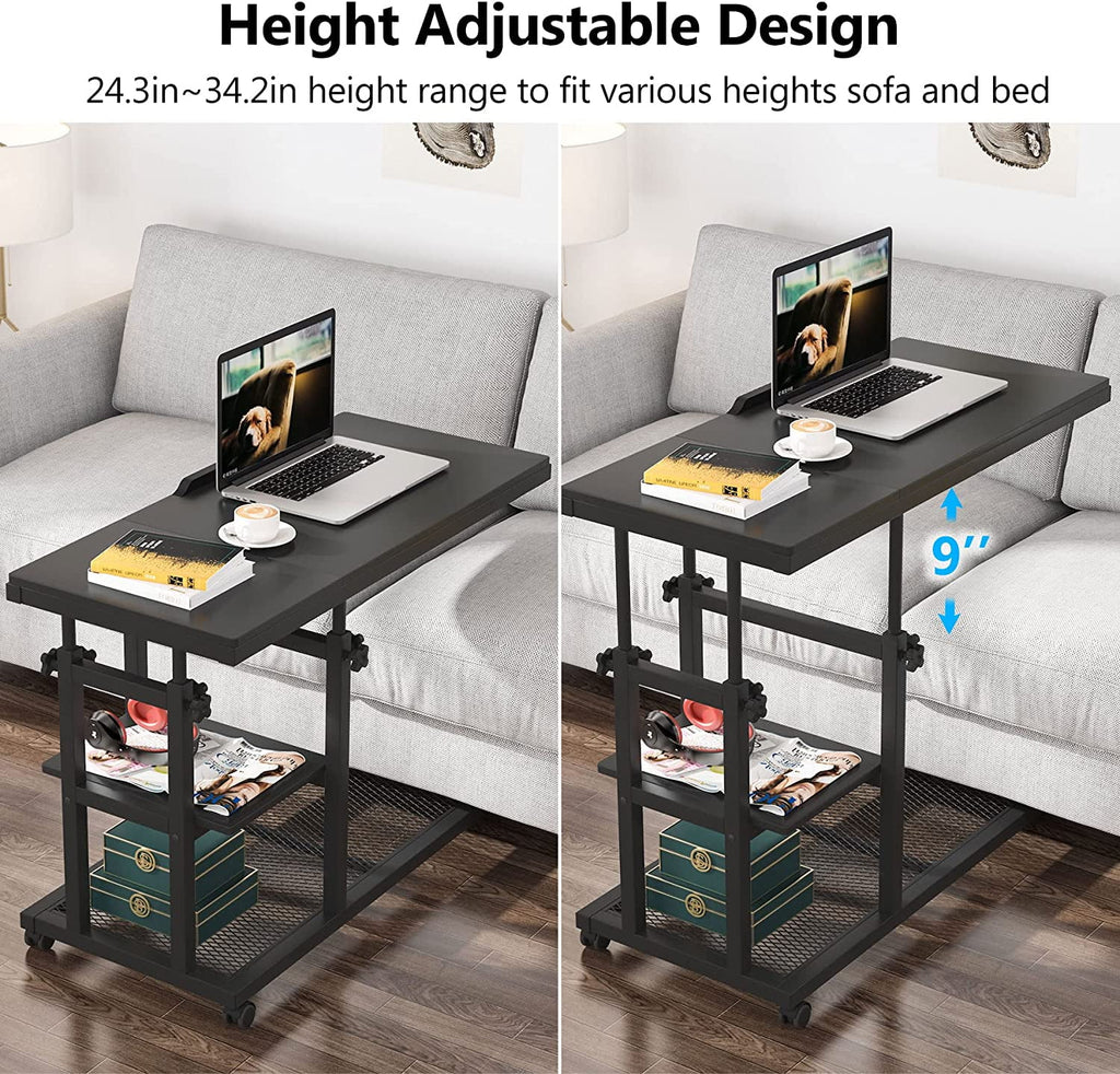 Height Adjustable C Table Brown G59924