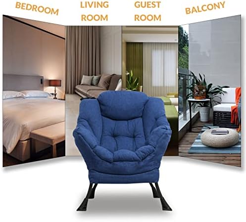 Upholstered Velvet Single Sofa Chair with Side Pocket S5066