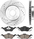 Drilled & Slotted Rotors + Ceramic Pads + Clips N684