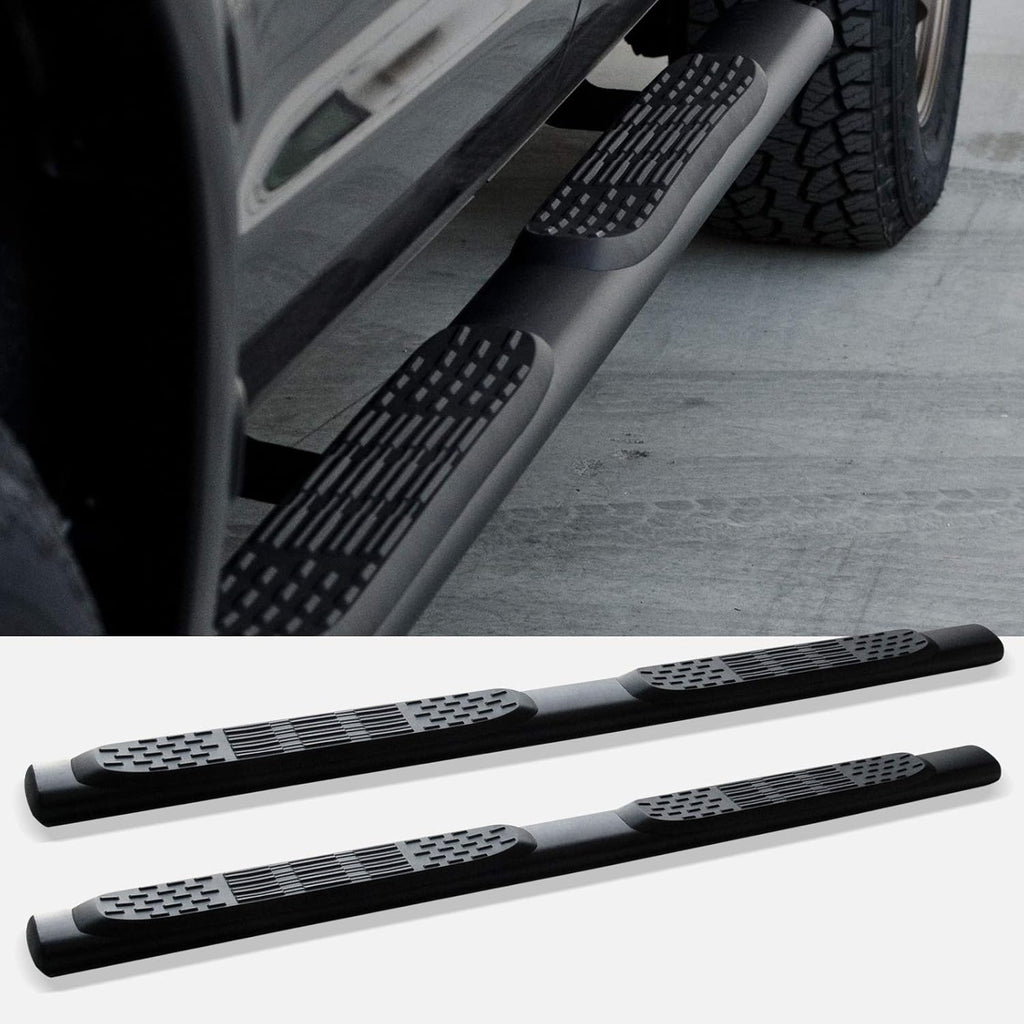 5 Oval Side Step Nerf Bars Matte Black M51905