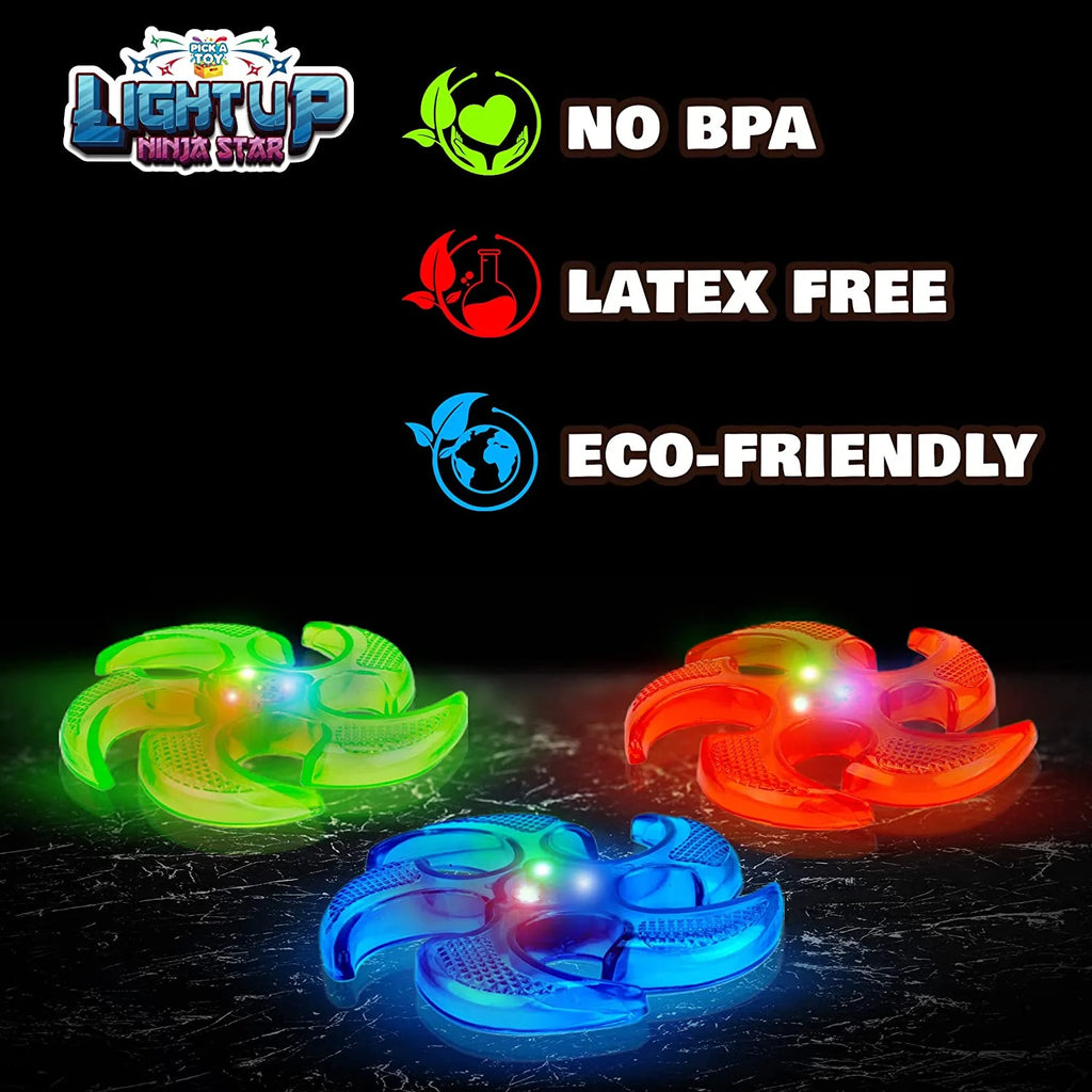 3 LED Electronic Stars for Tossing D776