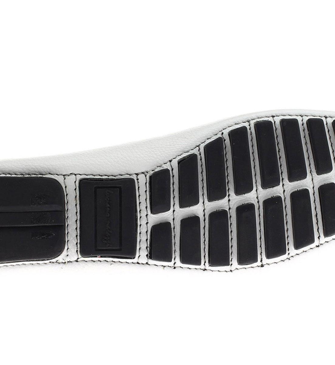 White Leather Comfort Shoes Q2353