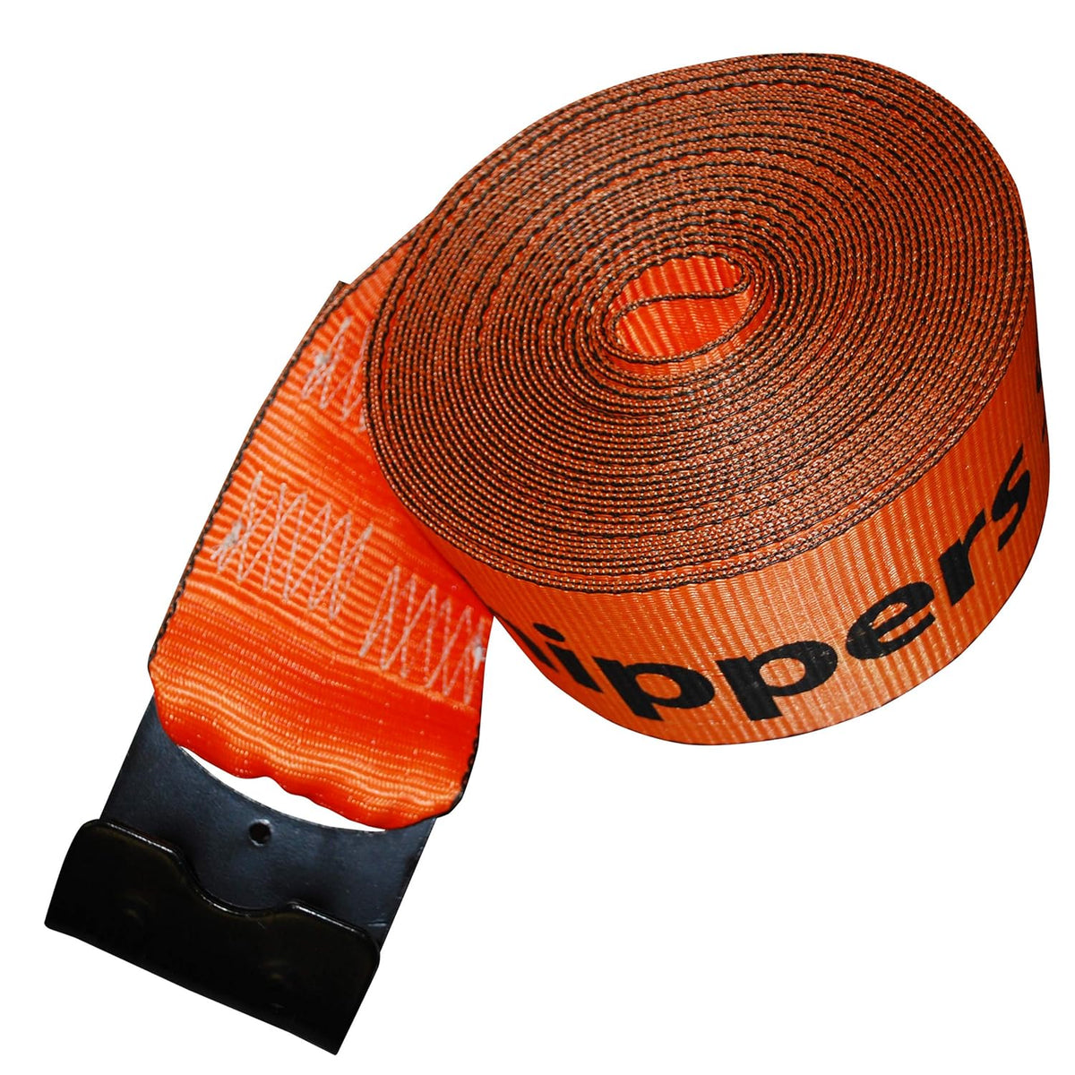 10 Pack Orange Winch Strap with Flat Hook M812494