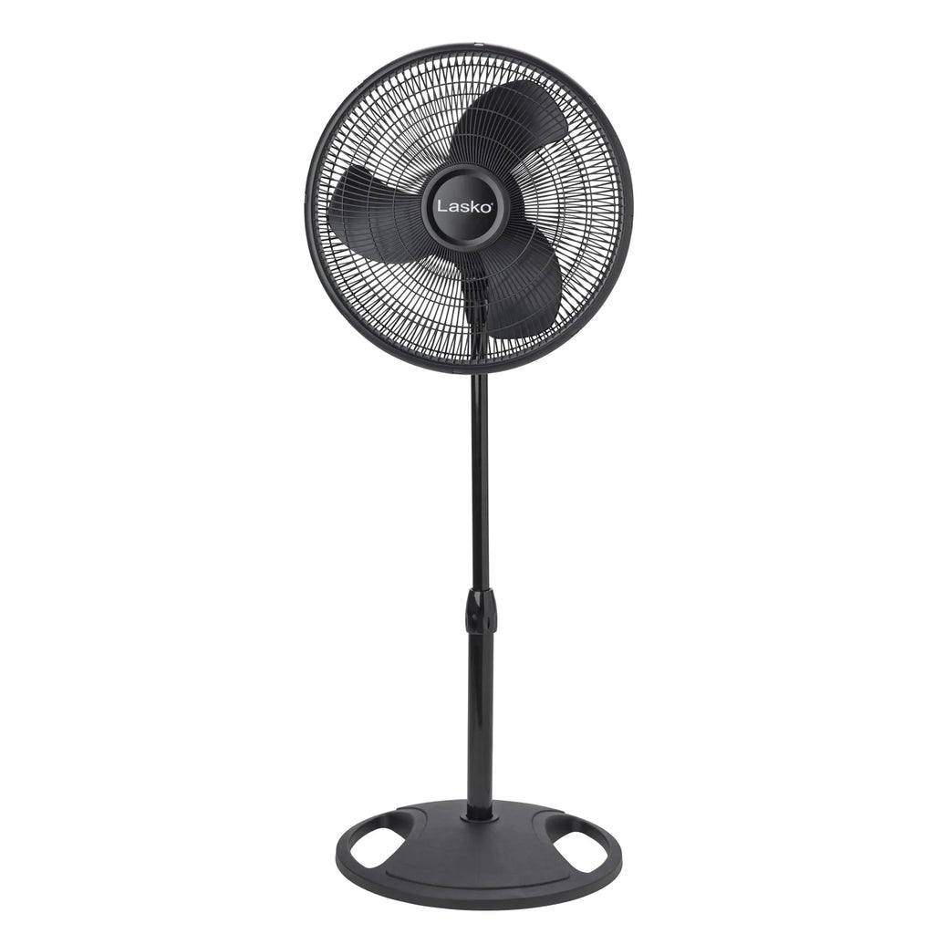 16 Oscillating Adjustable Pedestal Fan with 3-Speeds, Black P4912