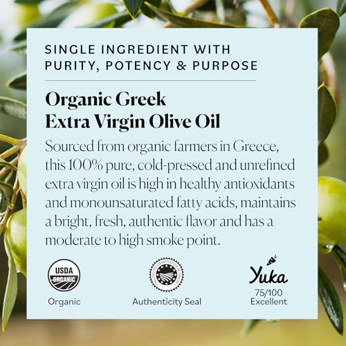 Organic Extra Virgin Olive Oil, 16 fl oz Cold Pressed Unfiltered R307808