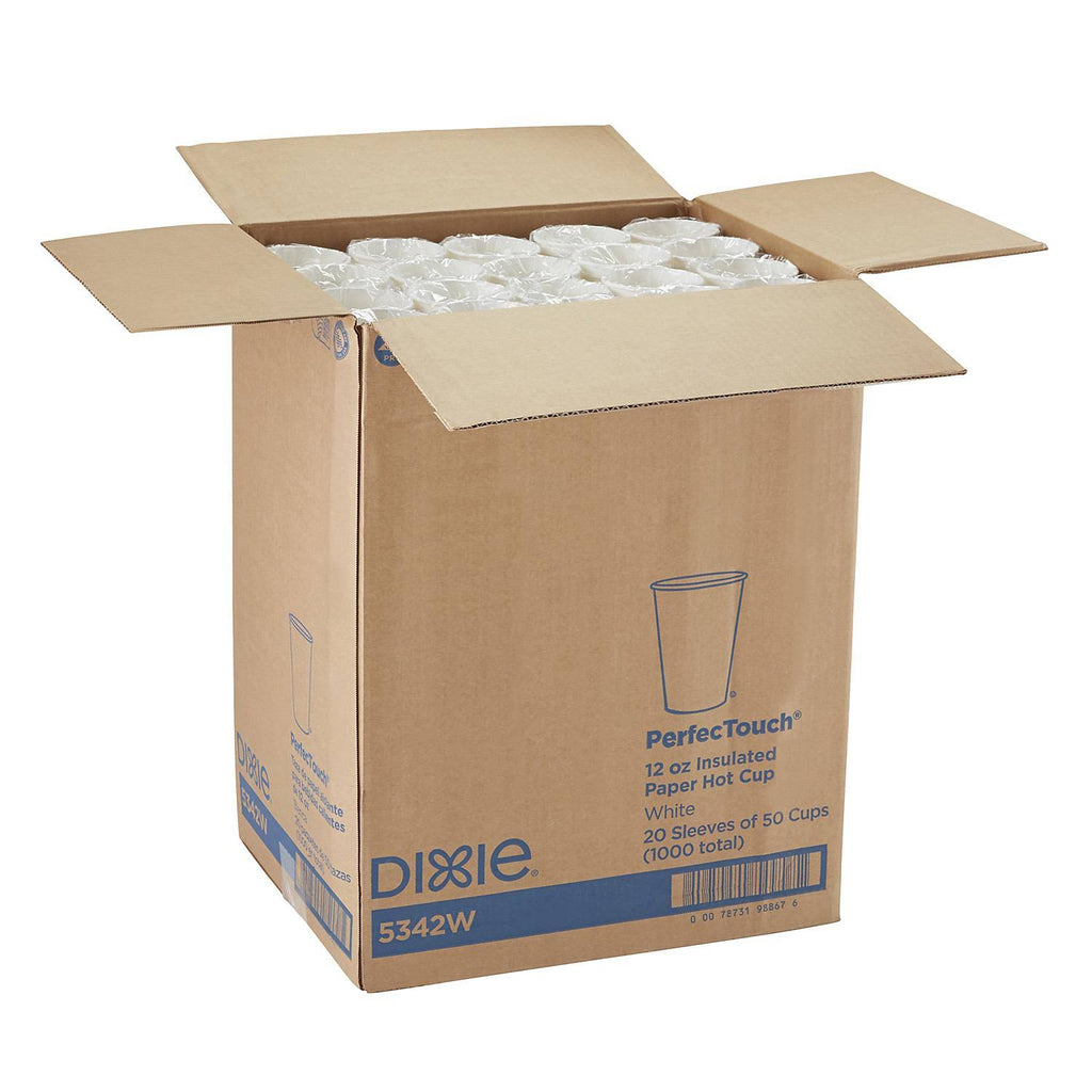White 12 oz. Hot/Cold Cups Q491