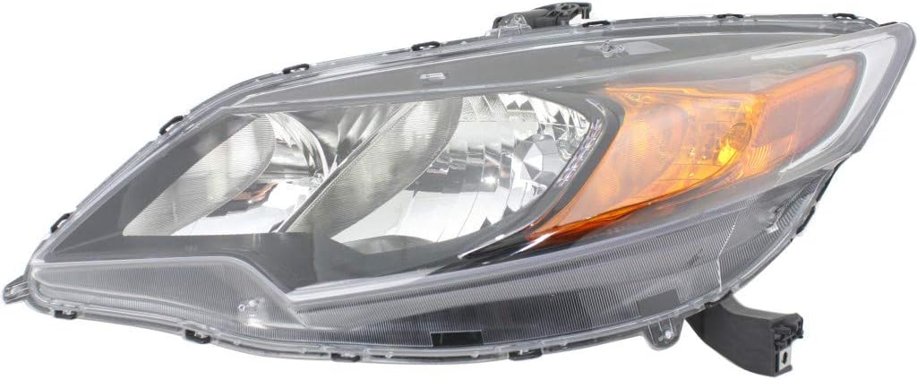 Halogen Headlight Assembly Pair for Honda Civic Coupe O476
