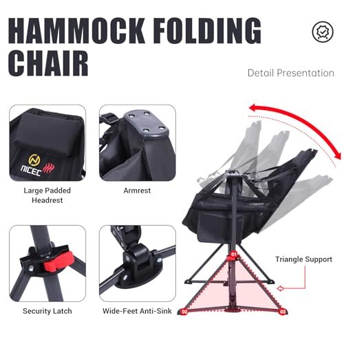 Heated Camping Chair with Cup Holder and Side Pocket X9811