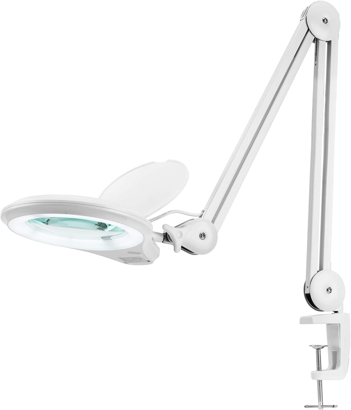 60 Pcs SMD LED Magnifying Lamp with Clamp, 5 Inches Diameter Lens A346