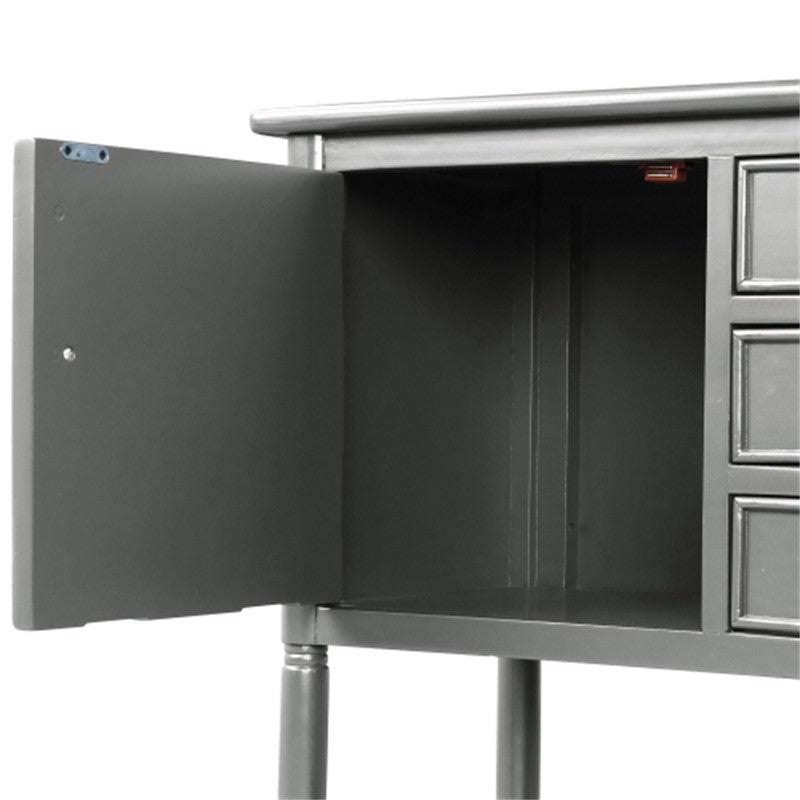 Blue Console Table with 3 Drawers G425